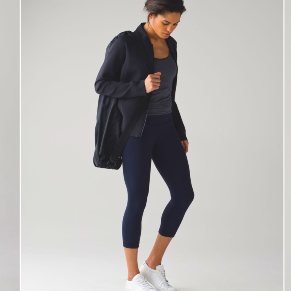Lululemon Wunder Under cropped high rise leggings